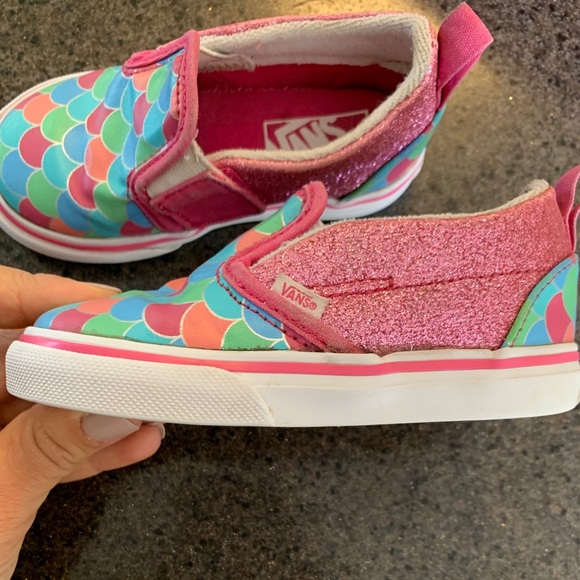 Mermaid Scale Vans Size 6.5 - Picture 4 of 8